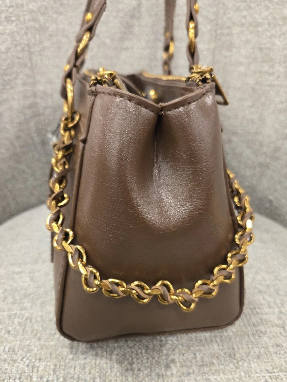 Steve Madden Brown East West Shoulder Handbag